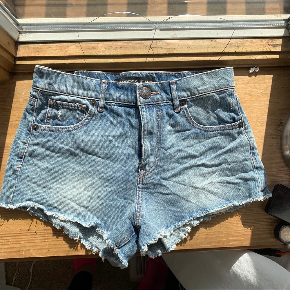 Express jean shorts